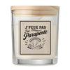 Bougie Parfumée Vanille J’peux pas j’ai Parapente