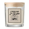 Bougie Parfumée Vanille J’peux pas j’ai Jiu-jitsu