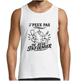 Débardeur Homme J’peux pas je suis Infirmier
