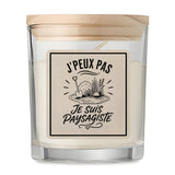 Bougie Parfumée Vanille J’peux pas je suis Paysagiste
