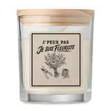 Bougie Parfumée Vanille J’peux pas je suis Fleuriste