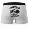 Boxer Homme J’peux pas je suis Contrôleur – Impression au dos