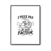 Poster J’peux pas je suis Facteur