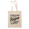 Tote Bag Beige J’peux pas j’ai Kayak