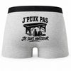 Boxer Homme J’peux pas je suis Masseur – Impression au dos