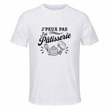 T-shirt de Sport Homme J’peux pas j’ai Pâtisserie
