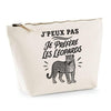 Trousse Beige J’peux pas je préfère les Léopards