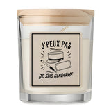 Bougie Parfumée Vanille J’peux pas je suis Gendarme