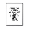 Poster J’peux pas je préfère mon Berger Belge