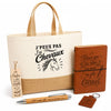 Coffret Cadeau J’peux pas j’ai Chevaux – Sac jute, carnet, stylo, porte-clés et marque-page