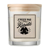 Bougie Parfumée Vanille J’peux pas j’ai Karaté