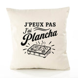 Housse de Coussin J’peux pas j’ai Plancha