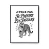 Poster J’peux pas je préfère les Jaguars