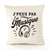 Housse de Coussin J’peux pas j’ai Musique
