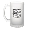 Verre à Bière J’peux pas j’ai Bodyboard