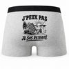Boxer Homme J’peux pas je suis Retraité – Impression au dos