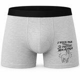 Boxer Homme J’peux pas je préfère mon Alpaga – Impression devant