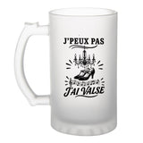 Verre à Bière J’peux pas j’ai Valse
