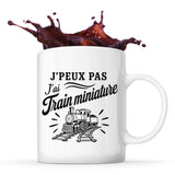 Mug J’peux pas j’ai Train miniature – modélisme ferroviaire (train)