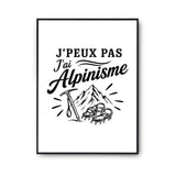 Poster J’peux pas j’ai Alpinisme
