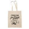 Tote Bag Beige J’peux pas j’ai Poker