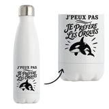 Gourde Isotherme J’peux pas je préfère les Orques