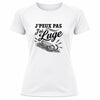 T-shirt de Sport Femme J’peux pas j’ai Luge