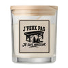 Bougie Parfumée Vanille J’peux pas je suis Masseur
