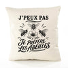 Housse de Coussin J’peux pas je préfère les Abeilles