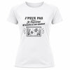 T-shirt de Sport Femme J’peux pas je préfère m’occuper de mon Aquarium