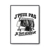 Poster J’peux pas je suis Vendeur