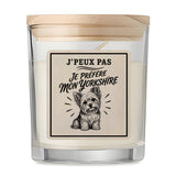 Bougie Parfumée Vanille J’peux pas je préfère mon Yorkshire
