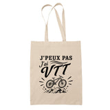 Tote Bag Beige J’peux pas j’ai VTT