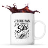 Mug J’peux pas j’ai Ski