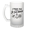 Verre à Bière J’peux pas je suis Marin