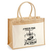 Sac Cabas Jute avec Poche J’peux pas j’ai Valse