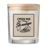 Bougie Parfumée Vanille J’peux pas j’ai Ski nautique