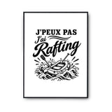 Poster J’peux pas j’ai Rafting