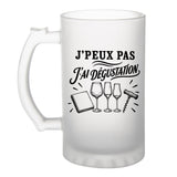Verre à Bière J’peux pas j’ai Dégustation