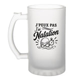 Verre à Bière J’peux pas j’ai Natation