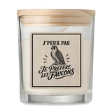 Bougie Parfumée Vanille J’peux pas je préfère les Faucons