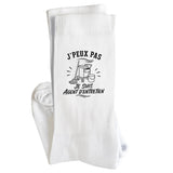 Chaussettes Homme Femme J’peux pas je suis Agent d’entretien