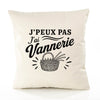 Housse de Coussin J’peux pas j’ai Vannerie