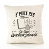 Housse de Coussin J’peux pas je suis Éducateur spécialisé