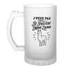 Verre à Bière J’peux pas je préfère mon Lama