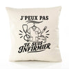 Housse de Coussin J’peux pas je suis Infirmier