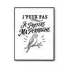 Poster J’peux pas je préfère ma Perruche