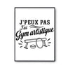 Poster J’peux pas j’ai Gym artistique