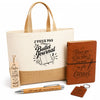 Coffret Cadeau J’peux pas j’ai Bullet Journal – Sac jute, carnet, stylo, porte-clés et marque-page