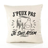 Housse de Coussin J’peux pas je suis ATSEM